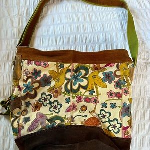 Vintage Lucky hobo tote bag
